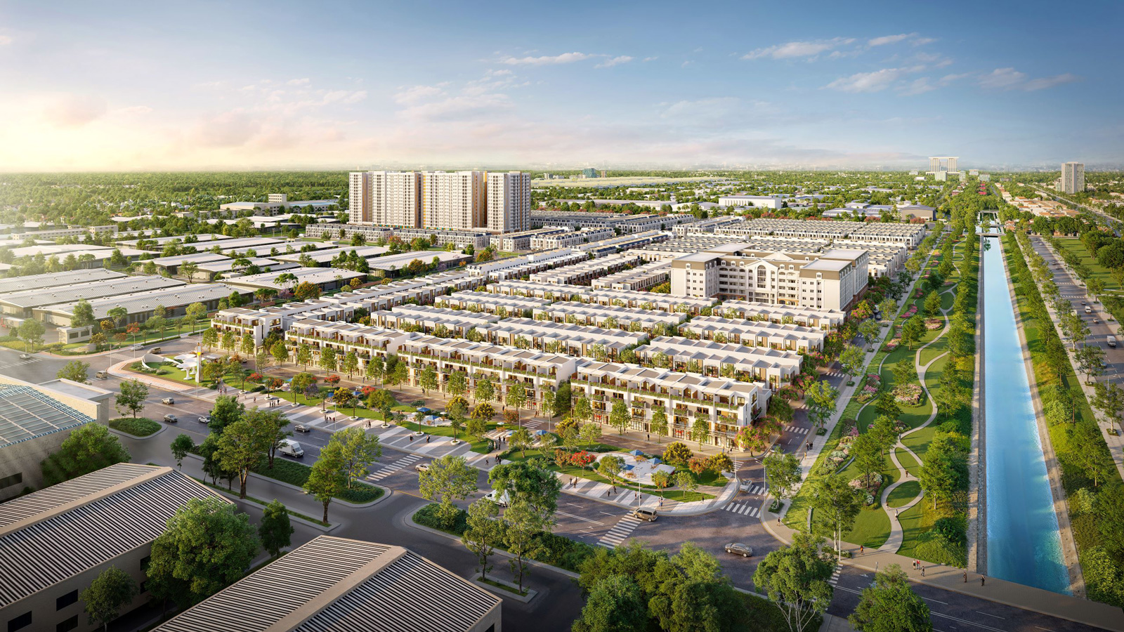 Phối cảnh mặt bằng tổng quan dự án K.Home New City