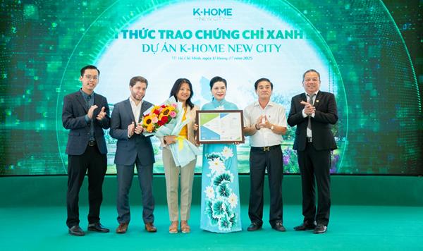 Nhà phố K-Home New City đạt Chứng chỉ công trình xanh EDGE